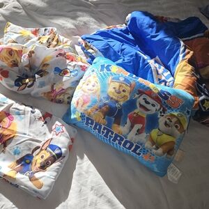 Paw Patrol Kids Pillow and Bedding Set - Bright Blue